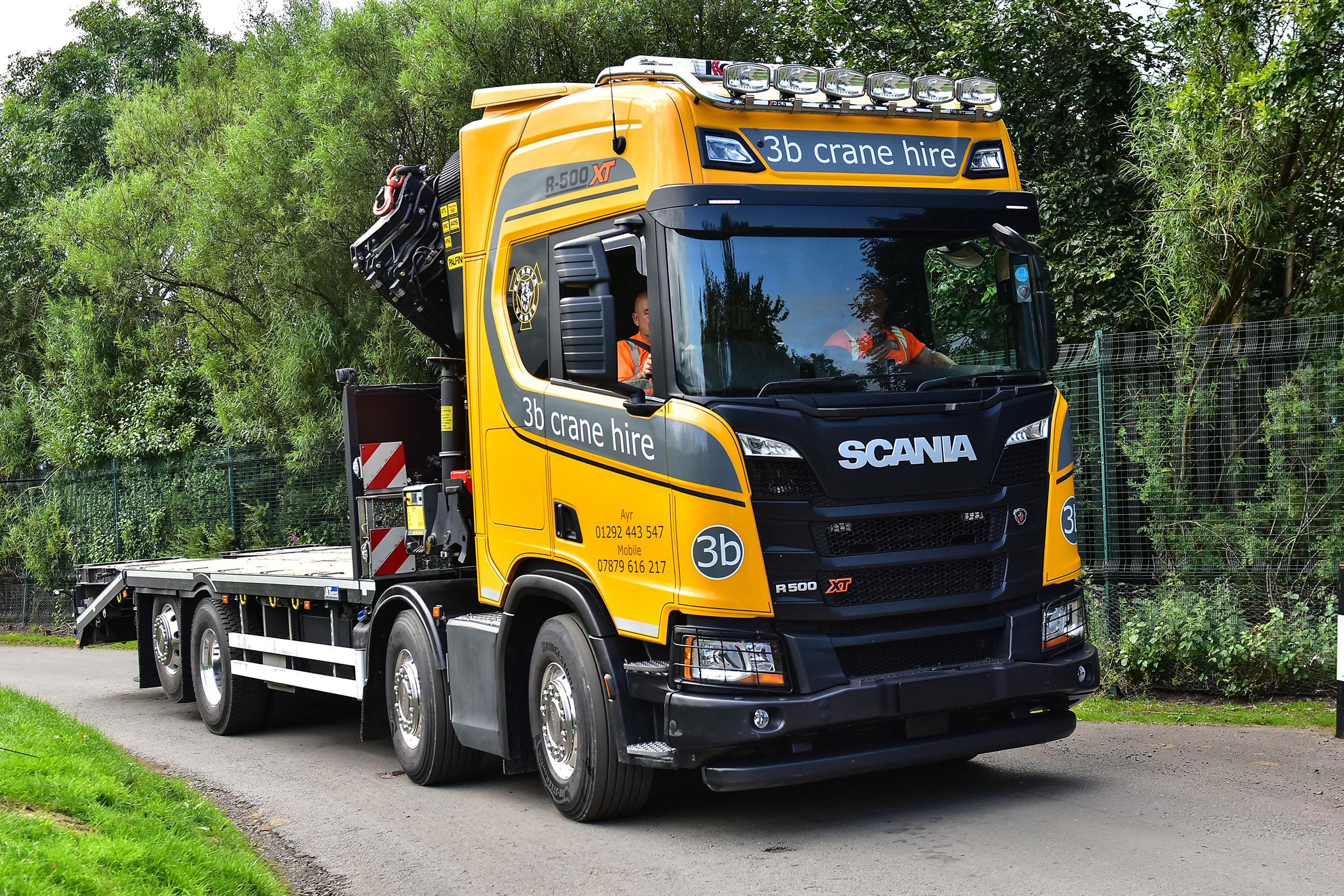 HIAB Mounted Cranes for Hire